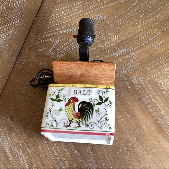 Lamp Made from Ceramic Salt Box - Picture 1 of 8